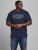 Jack & Jones Preston Crew Neck T-Shirt Navy - Μακό μπλουζάκια - Aνδρικά μπλουζεσ μεγάλα μεγέθη