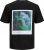 Jack & Jones JCOEDITION BERLIN T-Shirt Black - Μακό μπλουζάκια - Aνδρικά μπλουζεσ μεγάλα μεγέθη