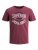Jack & Jones JJELOGO TEE Hawthorn Rose - Μακό μπλουζάκια - Aνδρικά μπλουζεσ μεγάλα μεγέθη
