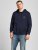 Jack & Jones JJESHARK SWEAT Hoodie Navy - φούτερ/Φούτερ με κουκούλα - φούτερ/Φούτερ με κουκούλα ανδρικά μεγάλα μεγέθη 