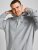 Jack & Jones JJESHARK SWEAT Hoodie Light Grey - φούτερ/Φούτερ με κουκούλα - φούτερ/Φούτερ με κουκούλα ανδρικά μεγάλα μεγέθη 