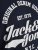 Jack & Jones JJERAFA TEE Navy - Μακό μπλουζάκια - Aνδρικά μπλουζεσ μεγάλα μεγέθη