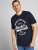 Jack & Jones JJERAFA TEE Navy - Μακό μπλουζάκια - Aνδρικά μπλουζεσ μεγάλα μεγέθη