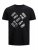 Jack & Jones JCOSTREET TEE Black - Μακό μπλουζάκια - Aνδρικά μπλουζεσ μεγάλα μεγέθη