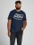 Jack & Jones JPRBLUBOOSTER TEE Navy - Μακό μπλουζάκια - Aνδρικά μπλουζεσ μεγάλα μεγέθη