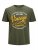Jack & Jones JPRBLUBOOSTER TEE Khaki - Μακό μπλουζάκια - Aνδρικά μπλουζεσ μεγάλα μεγέθη