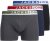 Jack & Jones JACKARIM Trunks 3-Pack Red - Εσώρουχα/Μαγιό - Aνδρικά Εσώρουχα μεγάλα μεγέθη