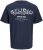 Jack & Jones Yuki Back Print Crew Neck T-Shirt Sky Captain - Μακό μπλουζάκια - Aνδρικά μπλουζεσ μεγάλα μεγέθη