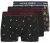 Jack & Jones Gingerbread Trunks 3-Pack Black - Εσώρουχα/Μαγιό - Aνδρικά Εσώρουχα μεγάλα μεγέθη