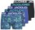  Jack & Jones Tropical Flowers Trunks 5-Pack Blue - Εσώρουχα/Μαγιό - Aνδρικά Εσώρουχα μεγάλα μεγέθη