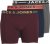 Jack & Jones LICHFIELD Trunks 3-Pack Burgundy - Εσώρουχα/Μαγιό - Aνδρικά Εσώρουχα μεγάλα μεγέθη