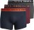 Jack & Jones LICHFIELD Trunks 3-Pack Burgundy - Εσώρουχα/Μαγιό - Aνδρικά Εσώρουχα μεγάλα μεγέθη