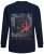 Jack & Jones JCOFILO Crew Neck Sweater with Back Print Navy Blazer - φούτερ/Φούτερ με κουκούλα - φούτερ/Φούτερ με κουκούλα ανδρικά μεγάλα μεγέθη 