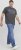 Jack & Jones MIKE ORIGINAL SQ 223 Jeans Blue Denim - Τζιν και παντελόνια - Aνδρικα τζιν παντελόνια μεγάλα μεγέθη