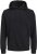 Jack & Jones BRADLEY Hoodie Black - φούτερ/Φούτερ με κουκούλα - φούτερ/Φούτερ με κουκούλα ανδρικά μεγάλα μεγέθη 