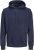 Jack & Jones BRADLEY Hoodie Navy Blazer - φούτερ/Φούτερ με κουκούλα - φούτερ/Φούτερ με κουκούλα ανδρικά μεγάλα μεγέθη 
