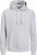 Jack & Jones BRADLEY Hoodie Light Grey Melange - φούτερ/Φούτερ με κουκούλα - φούτερ/Φούτερ με κουκούλα ανδρικά μεγάλα μεγέθη 