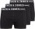 Jack & Jones SENSE Trunks 3-Pack Black - Εσώρουχα/Μαγιό - Aνδρικά Εσώρουχα μεγάλα μεγέθη