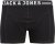 Jack & Jones SENSE Trunks 3-Pack Black - Εσώρουχα/Μαγιό - Aνδρικά Εσώρουχα μεγάλα μεγέθη