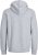 Jack & Jones BRADLEY Zip Hoodie Light Grey Melange - φούτερ/Φούτερ με κουκούλα - φούτερ/Φούτερ με κουκούλα ανδρικά μεγάλα μεγέθη 
