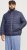 Jack & Jones SPRINT True Red Stitches Quilted Collar Jacket Navy Blazer - Μπουφάν - Aνδρικά μπουφαν μεγάλα μεγέθη