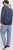 Jack & Jones SPRINT True Red Stitches Quilted Collar Jacket Navy Blazer - Μπουφάν - Aνδρικά μπουφαν μεγάλα μεγέθη
