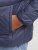 Jack & Jones SPRINT True Red Stitches Quilted Collar Jacket Navy Blazer - Μπουφάν - Aνδρικά μπουφαν μεγάλα μεγέθη