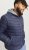 Jack & Jones SPRINT True Red Stitches Quilted Collar Jacket Navy Blazer - Μπουφάν - Aνδρικά μπουφαν μεγάλα μεγέθη