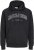 Jack & Jones CALEB Hoodie Black - φούτερ/Φούτερ με κουκούλα - φούτερ/Φούτερ με κουκούλα ανδρικά μεγάλα μεγέθη 