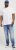 Jack & Jones BRADLEY T-Shirt White - Μακό μπλουζάκια - Aνδρικά μπλουζεσ μεγάλα μεγέθη