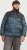 Jack & Jones SPRINT Black Blocking Quilted Collar Jacket Teal - Μπουφάν - Aνδρικά μπουφαν μεγάλα μεγέθη