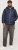 Jack & Jones SPRINT Red Stitches Quilted Hooded Jacket Navy Blazer - Μπουφάν - Aνδρικά μπουφαν μεγάλα μεγέθη