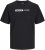 Jack & Jones CORP Logo Play 5 T-Shirt Black - Μακό μπλουζάκια - Aνδρικά μπλουζεσ μεγάλα μεγέθη