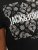 Jack & Jones JJPAISLEY T-Shirt Black - Μακό μπλουζάκια - Aνδρικά μπλουζεσ μεγάλα μεγέθη