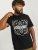 Jack & Jones JJPAISLEY T-Shirt Black - Μακό μπλουζάκια - Aνδρικά μπλουζεσ μεγάλα μεγέθη