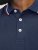 Jack & Jones PAULOS Short Sleeve Polo Navy Blazer - Πόλο μπλουζάκια - Aνδρικά μπλουζακια πολο μεγάλα μεγέθη