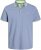 Jack & Jones PAULOS Short Sleeve Polo Light Blue/NEON - Πόλο μπλουζάκια - Aνδρικά μπλουζακια πολο μεγάλα μεγέθη