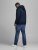 Jack & Jones Elogo Sweat Hood Navy Blazer - φούτερ/Φούτερ με κουκούλα - φούτερ/Φούτερ με κουκούλα ανδρικά μεγάλα μεγέθη 