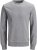 Jack & Jones Basic Sweatshirt Light Grey Melange - φούτερ/Φούτερ με κουκούλα - φούτερ/Φούτερ με κουκούλα ανδρικά μεγάλα μεγέθη 