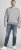 Jack & Jones Basic Sweatshirt Light Grey Melange - φούτερ/Φούτερ με κουκούλα - φούτερ/Φούτερ με κουκούλα ανδρικά μεγάλα μεγέθη 