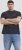Jack & Jones STAR T-Shirt Dark Navy - Μακό μπλουζάκια - Aνδρικά μπλουζεσ μεγάλα μεγέθη