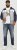 Jack & Jones RUSH White/Grey Blocking Bomber Jacket with Hood Navy Blazer - Μπουφάν - Aνδρικά μπουφαν μεγάλα μεγέθη