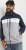 Jack & Jones RUSH White/Grey Blocking Bomber Jacket with Hood Navy Blazer - Μπουφάν - Aνδρικά μπουφαν μεγάλα μεγέθη