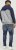 Jack & Jones RUSH White/Grey Blocking Bomber Jacket with Hood Navy Blazer - Μπουφάν - Aνδρικά μπουφαν μεγάλα μεγέθη