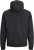 Jack & Jones RUSH SOLID Bomber Jacket with Hood Black - Μπουφάν - Aνδρικά μπουφαν μεγάλα μεγέθη