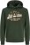 Jack & Jones 2 COL LOGO Hoodie Kombu Green - φούτερ/Φούτερ με κουκούλα - φούτερ/Φούτερ με κουκούλα ανδρικά μεγάλα μεγέθη 