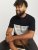 Jack & Jones LEGACY BLOCKING T-Shirt Black - Μακό μπλουζάκια - Aνδρικά μπλουζεσ μεγάλα μεγέθη