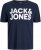 Jack & Jones CORP Logo T-Shirt Navy Blazer - Μακό μπλουζάκια - Aνδρικά μπλουζεσ μεγάλα μεγέθη