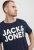 Jack & Jones CORP Logo T-Shirt Navy Blazer - Μακό μπλουζάκια - Aνδρικά μπλουζεσ μεγάλα μεγέθη