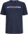 Jack & Jones Corp Logo Crew Neck T-Shirt Navy Blazer - Μακό μπλουζάκια - Aνδρικά μπλουζεσ μεγάλα μεγέθη
